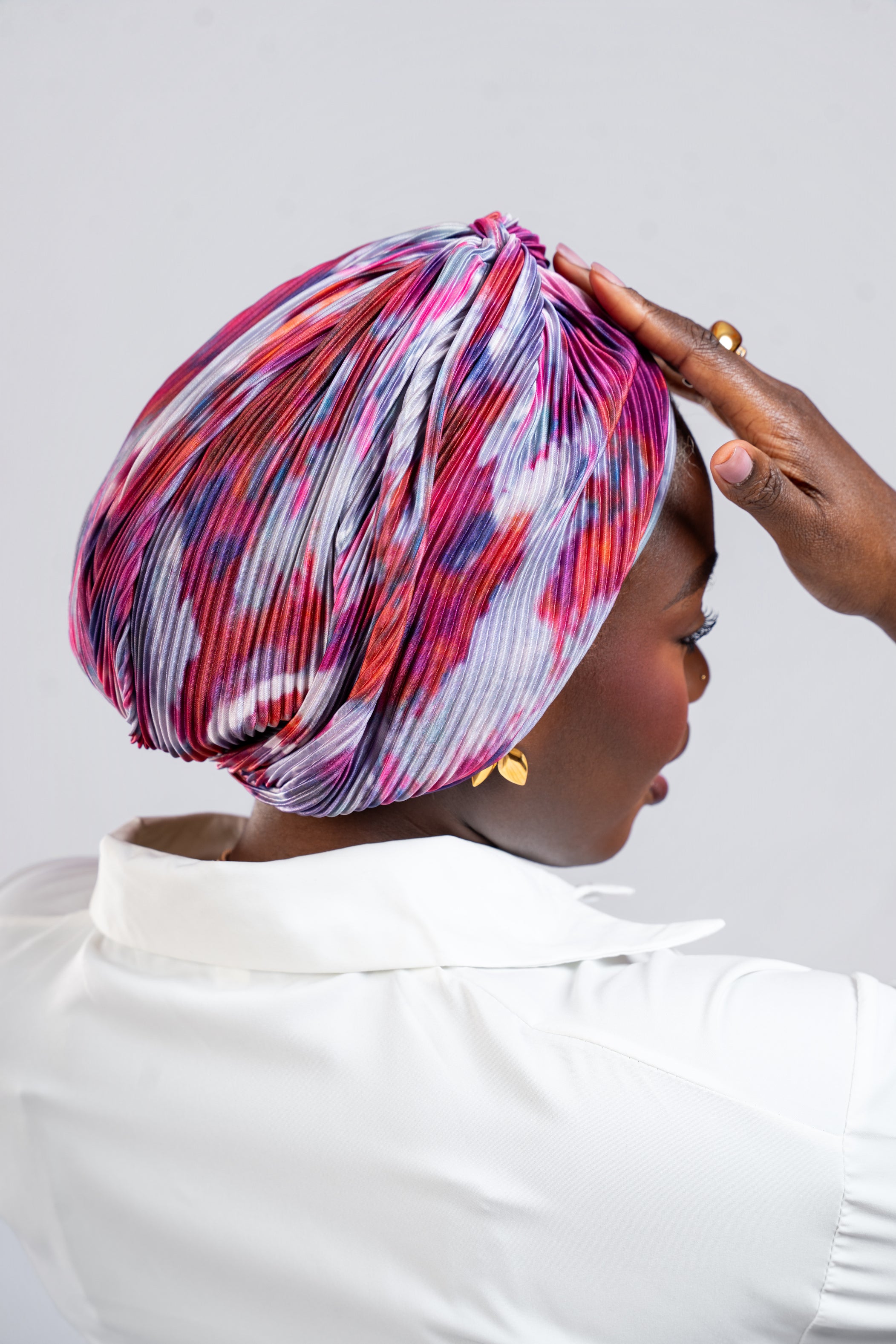Bonnet turban Pastel
