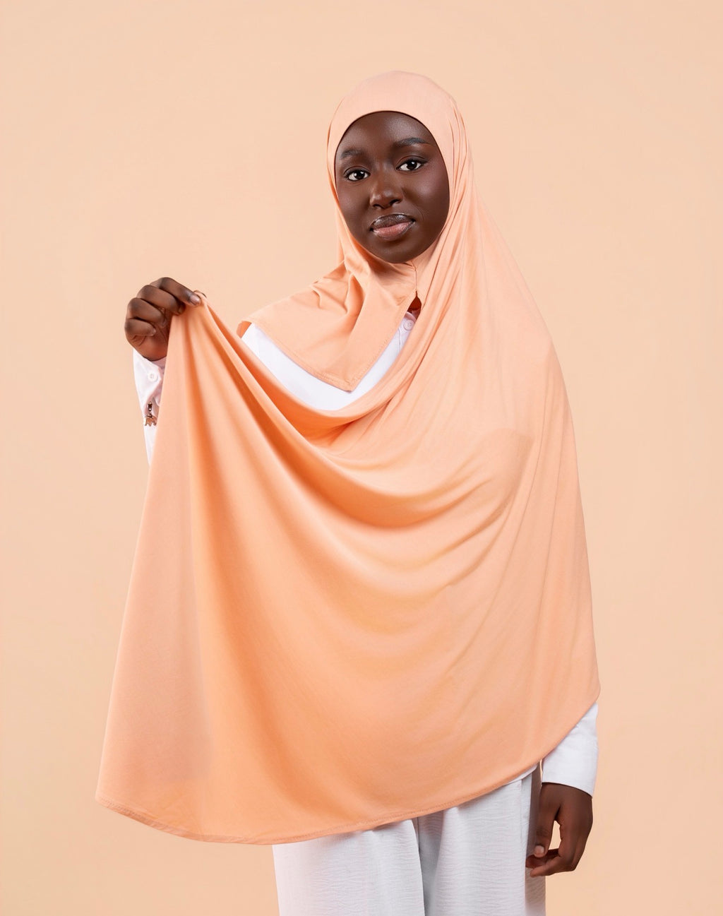 Hijab enfant Saumon