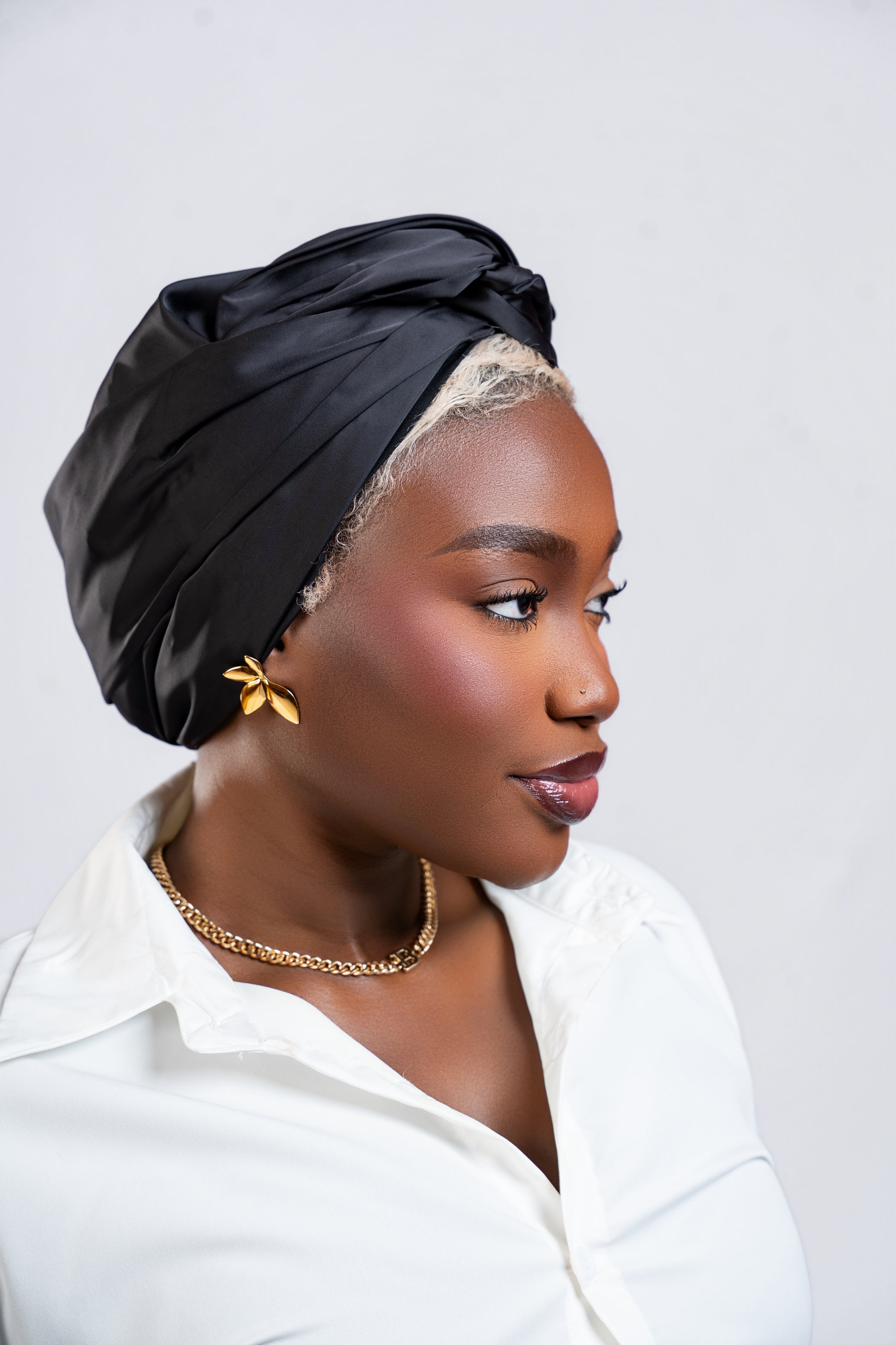 Turbans à enfiler Noir