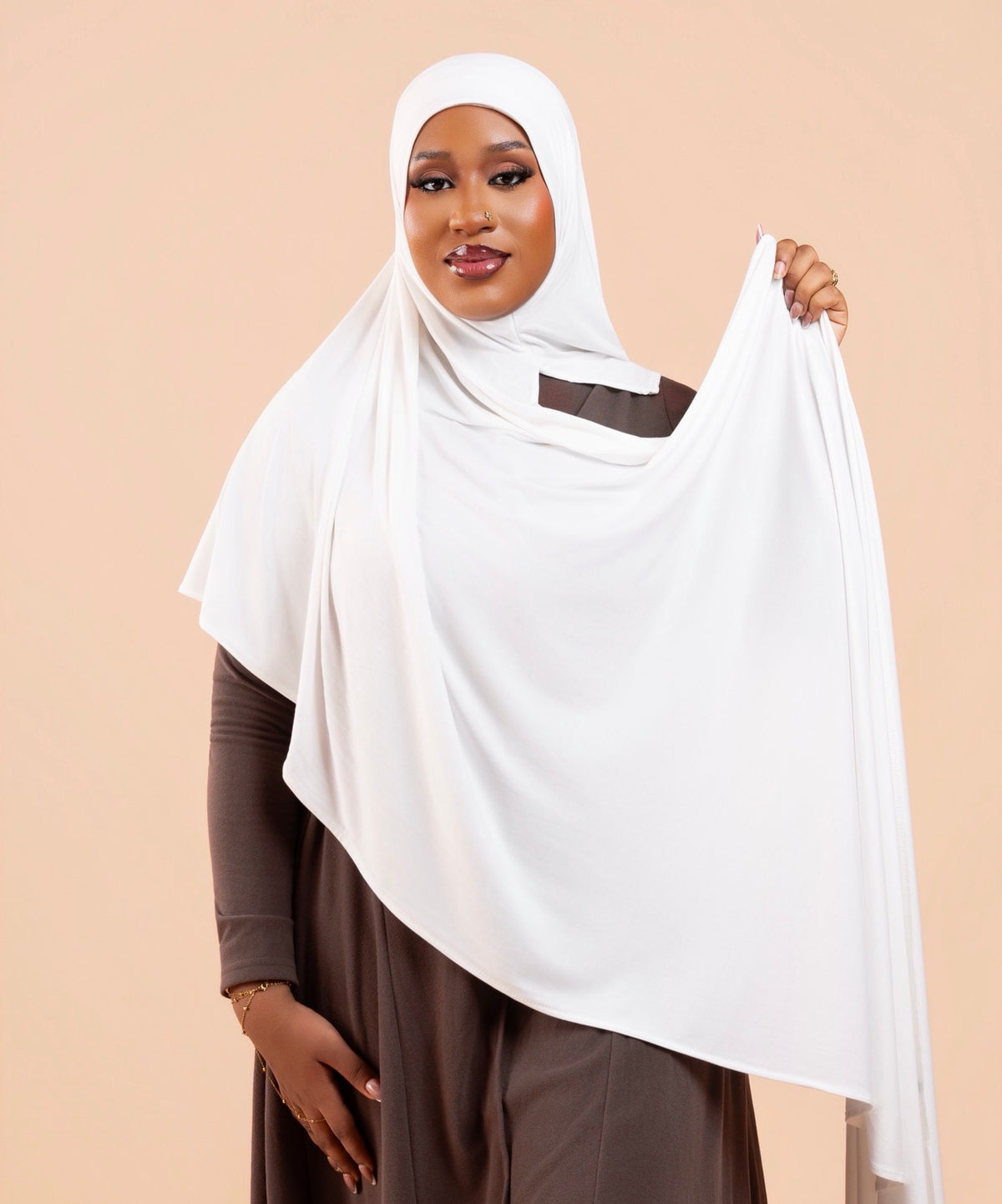 Hijab sans effort Crème