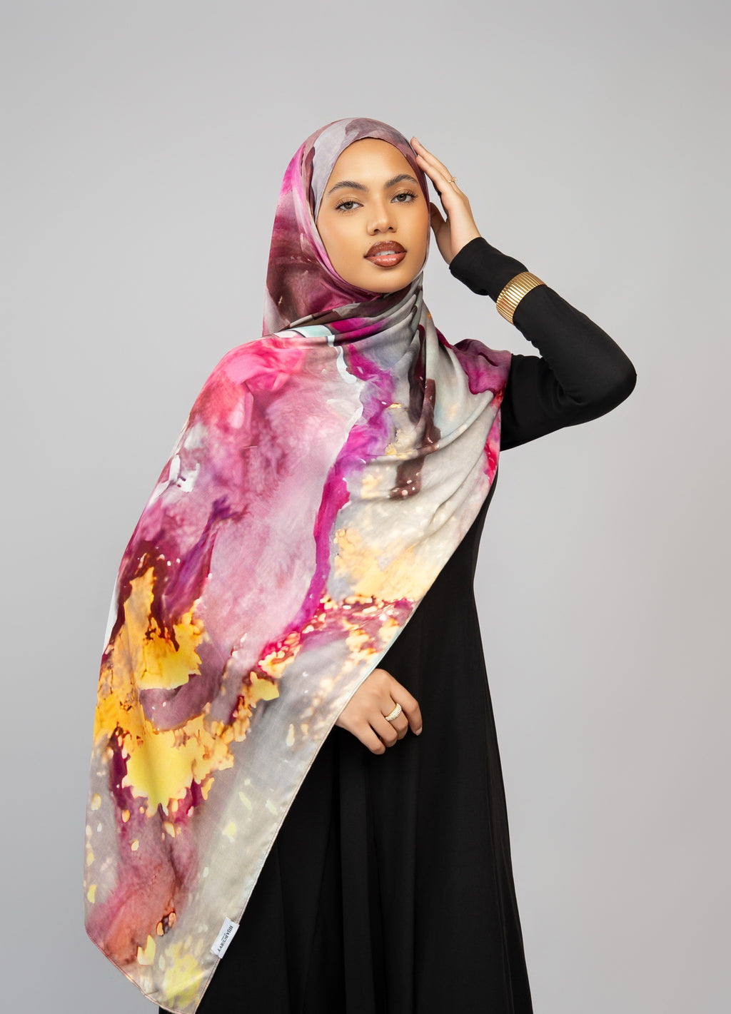 Modal imprimé Marron gold