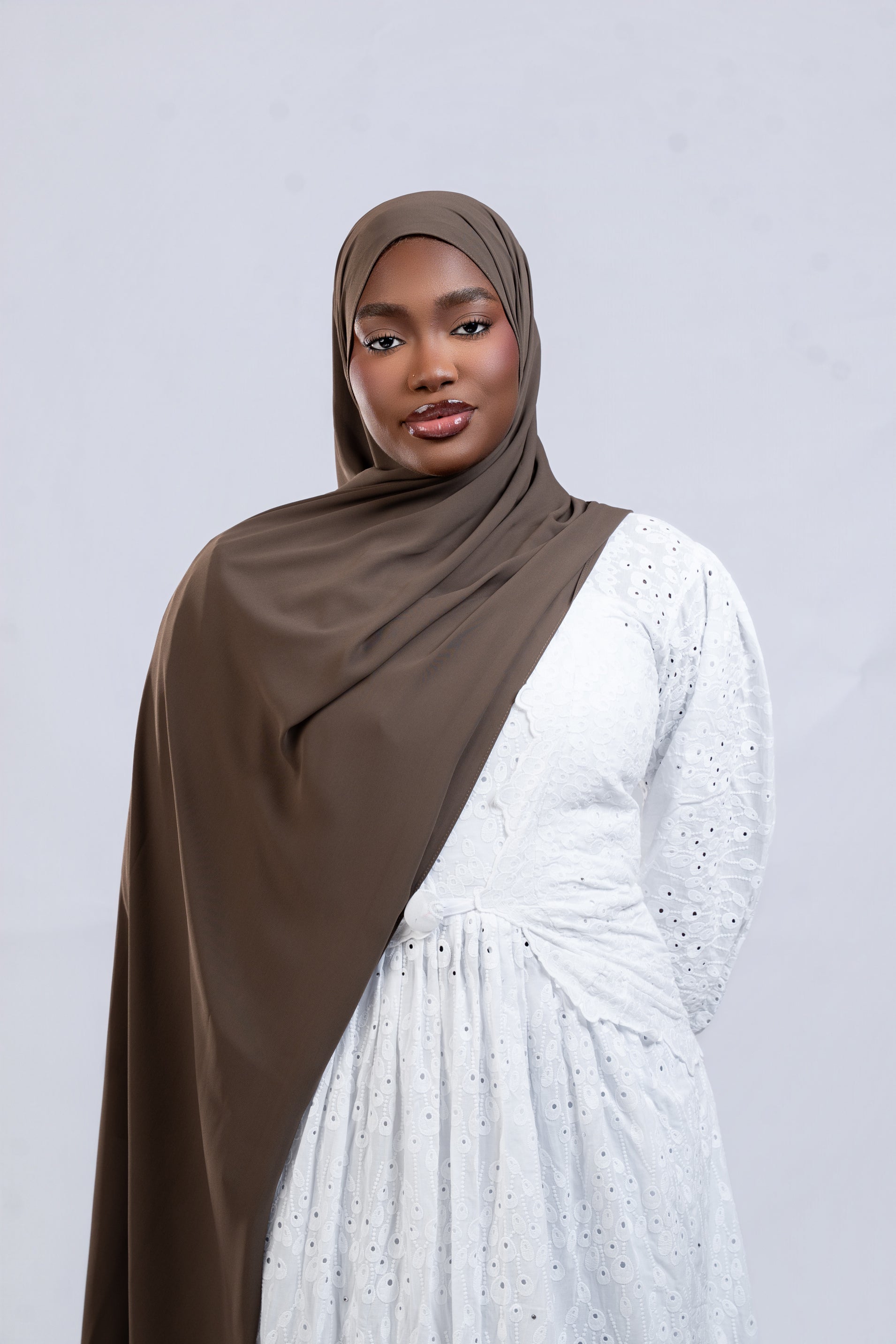 Mousseline premium Taupe Foncé