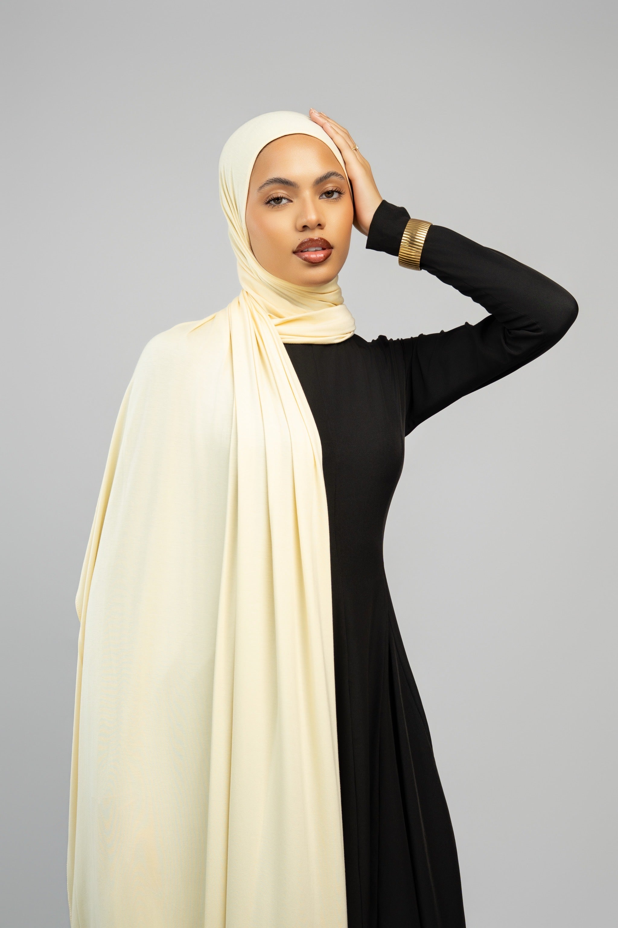Hijab sans effort Beige