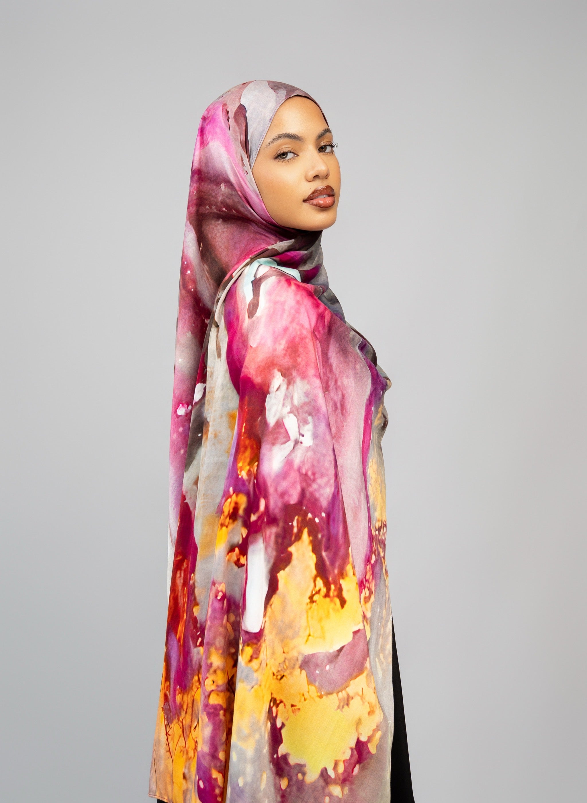 Modal imprimé Marron gold