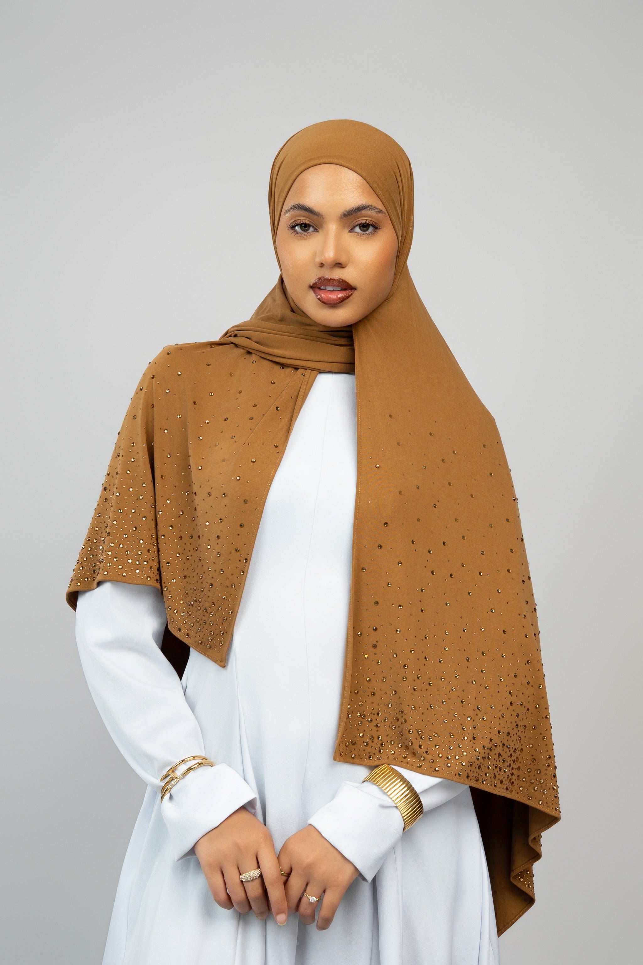 Jersey breath strass Caramel