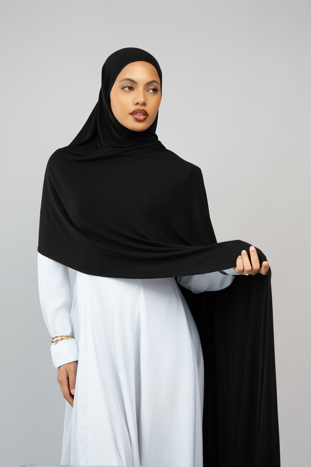 Hijab sans effort Noir