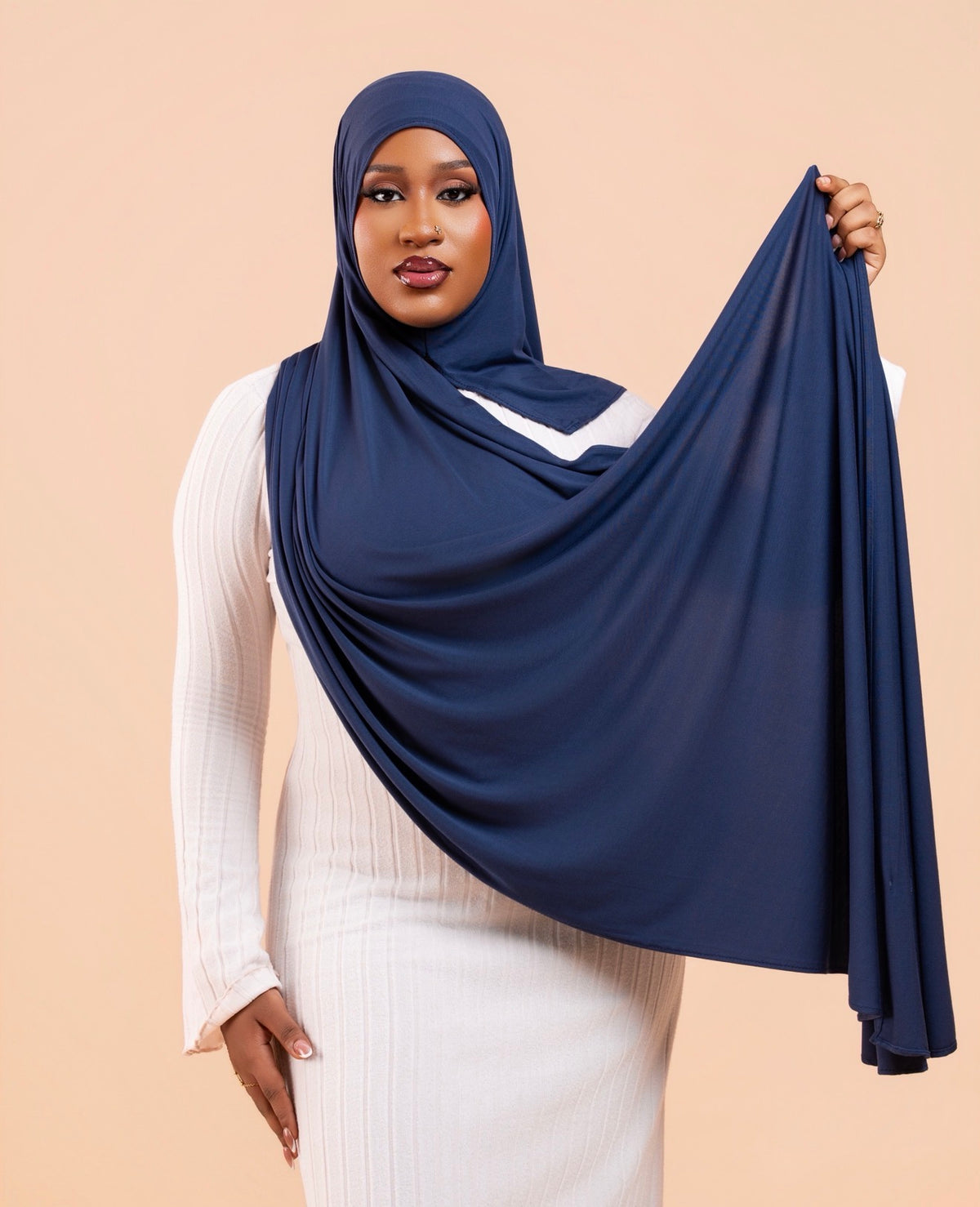Hijab sans effort Bleu nuit