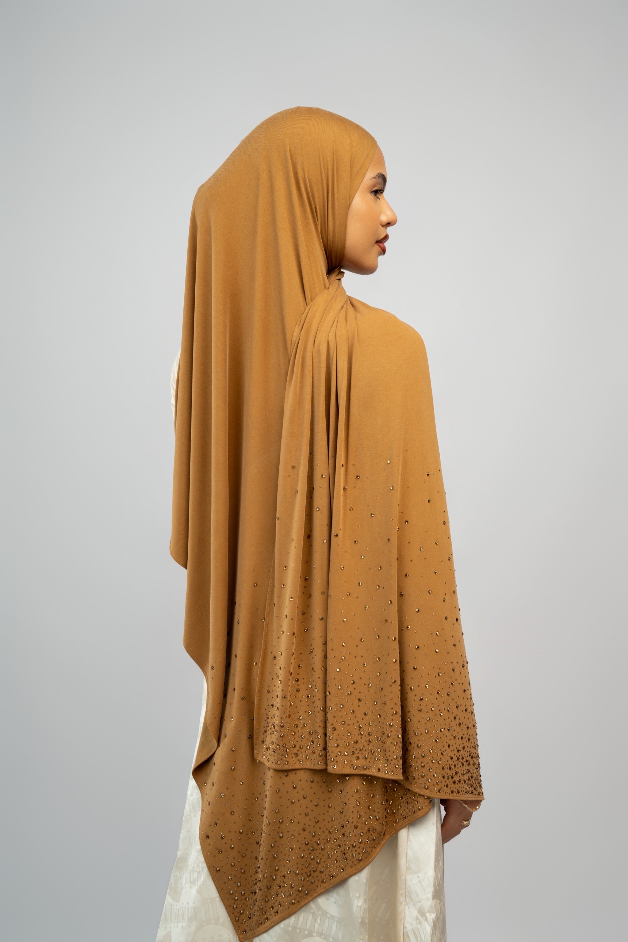 Jersey breath strass Caramel