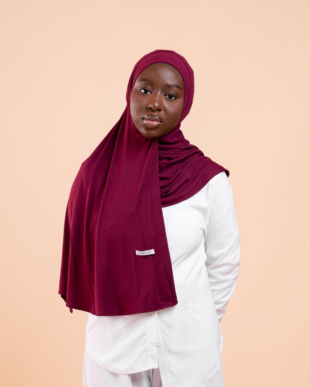 Duo Hijab Sans Effort Bordeaux Adulte & Enfant