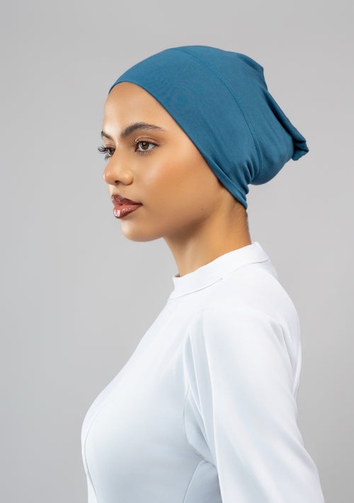 Bonnet tube Bleu canard
