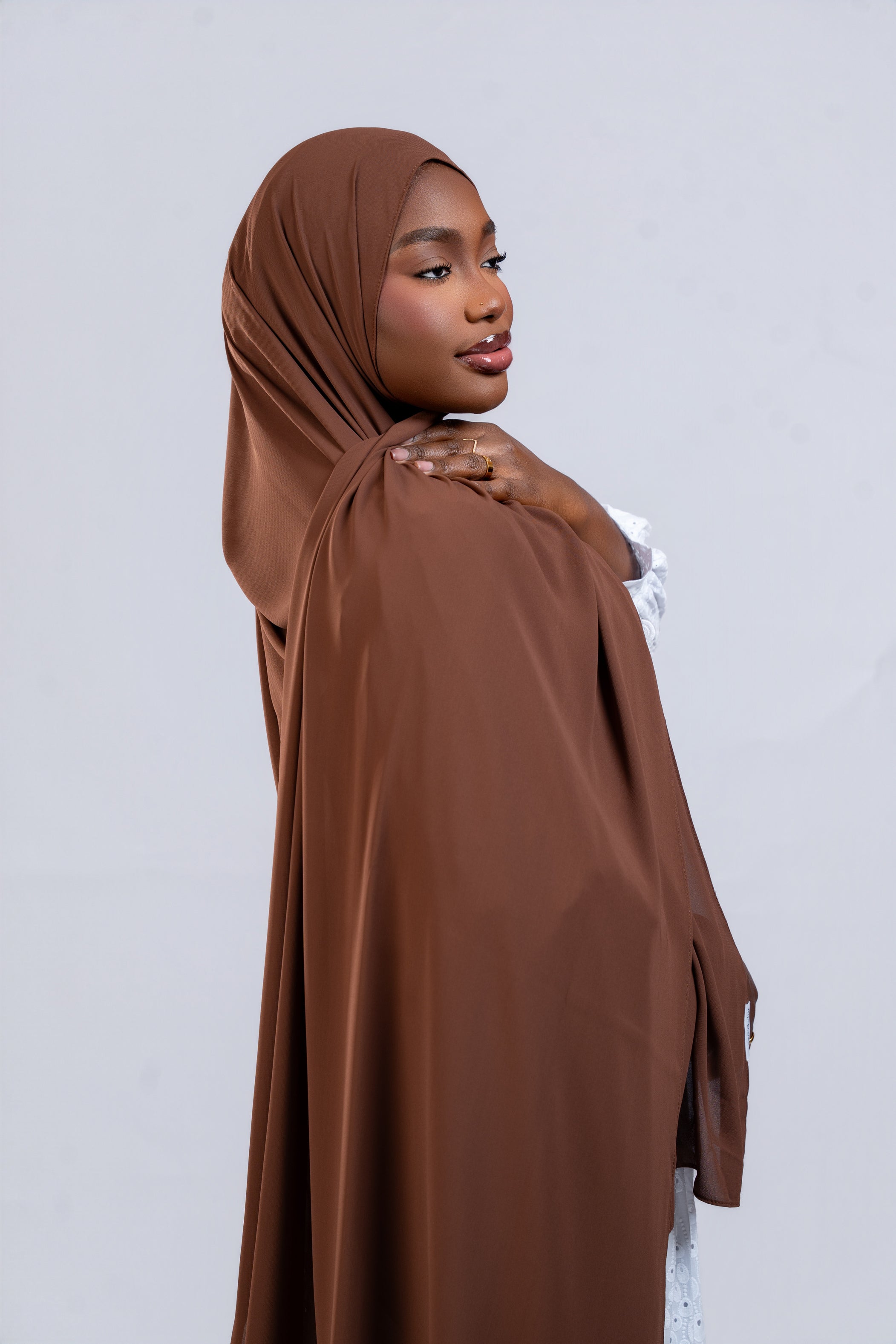 Mousseline premium Marron