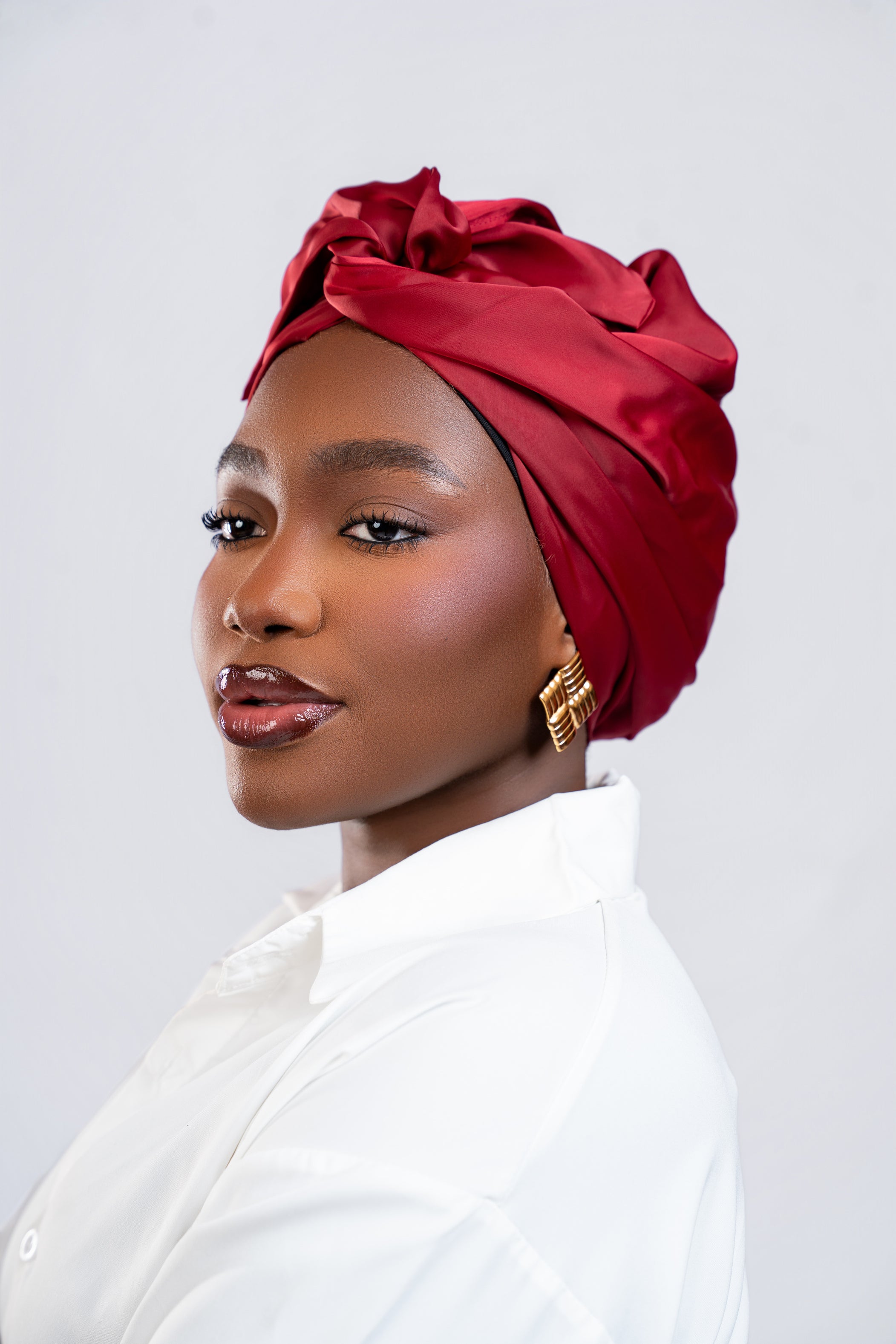 Turbans à enfiler Bordeaux