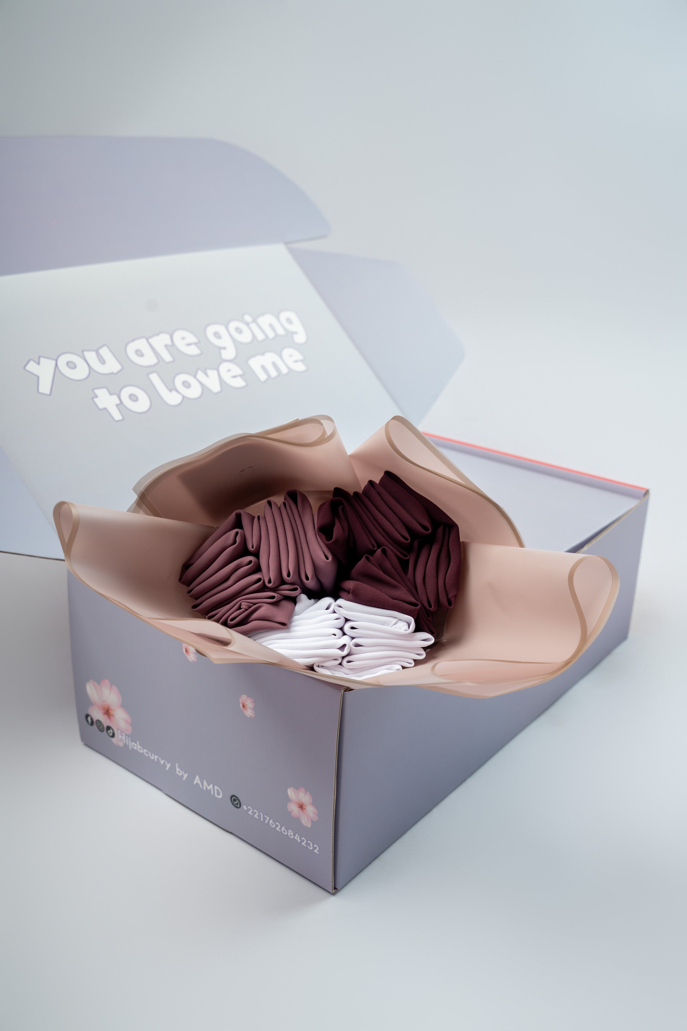 Box bouquet 3 hijabs