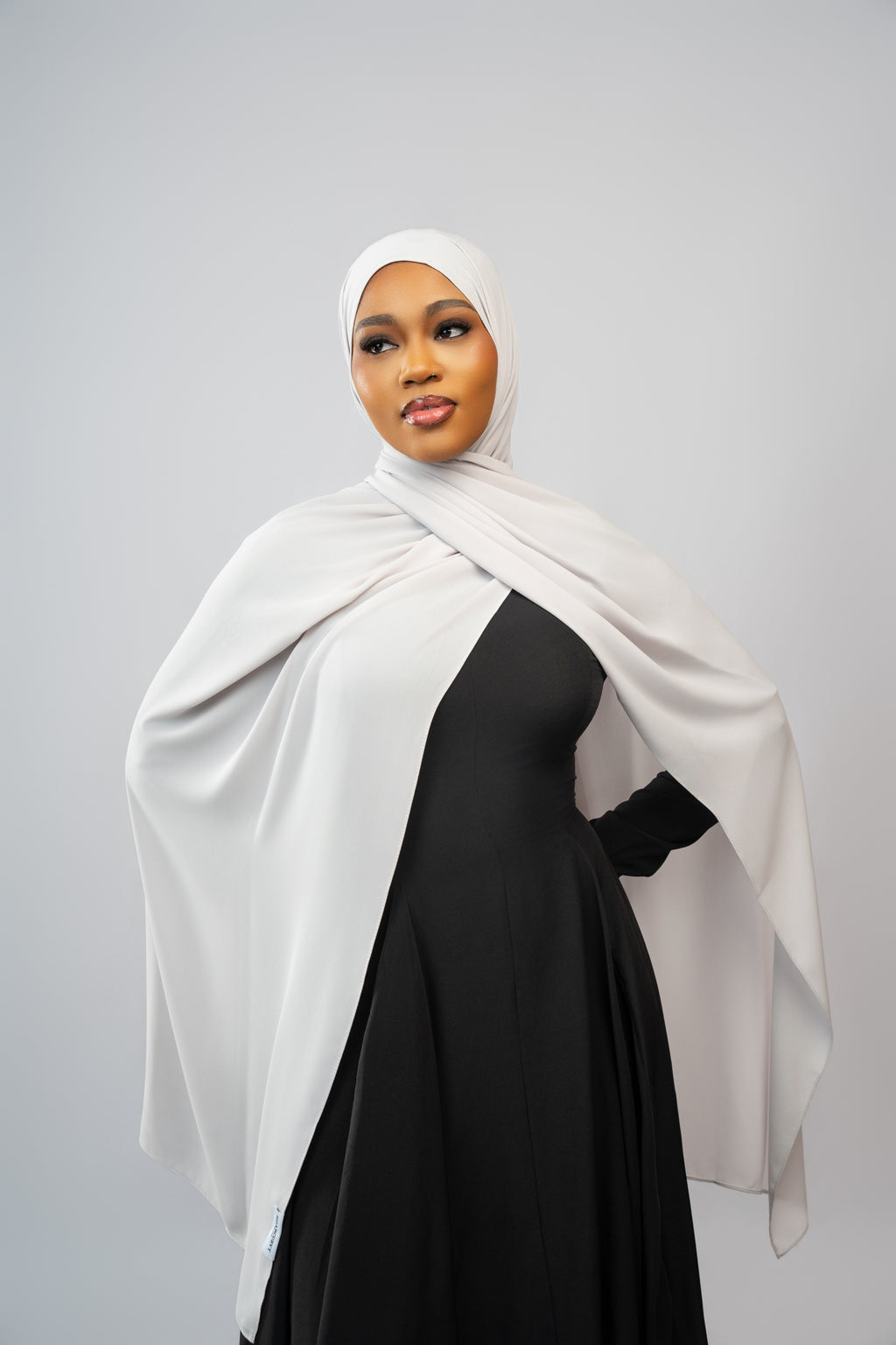 Mousseline premium Gris Clair