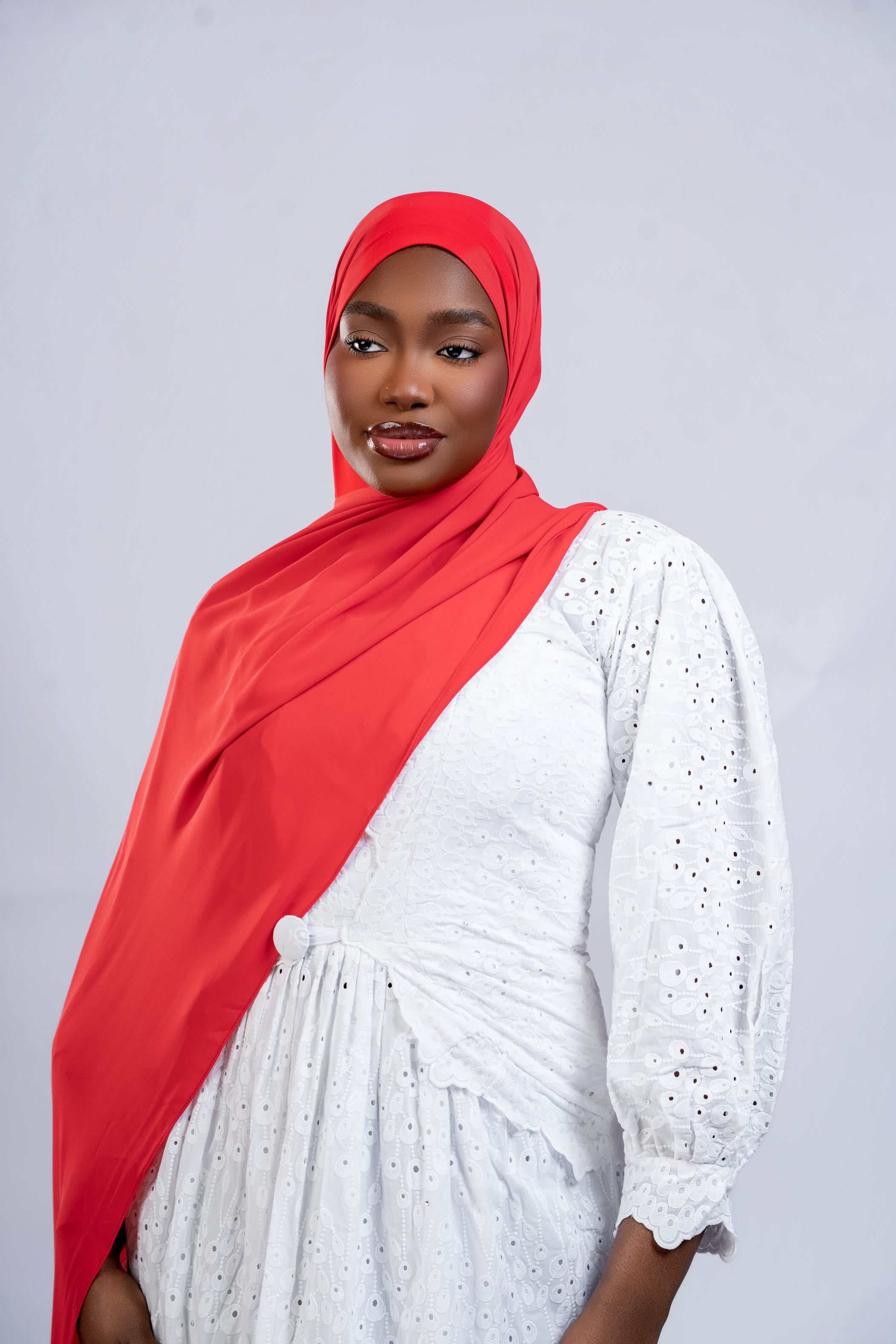 Mousseline premium Rouge