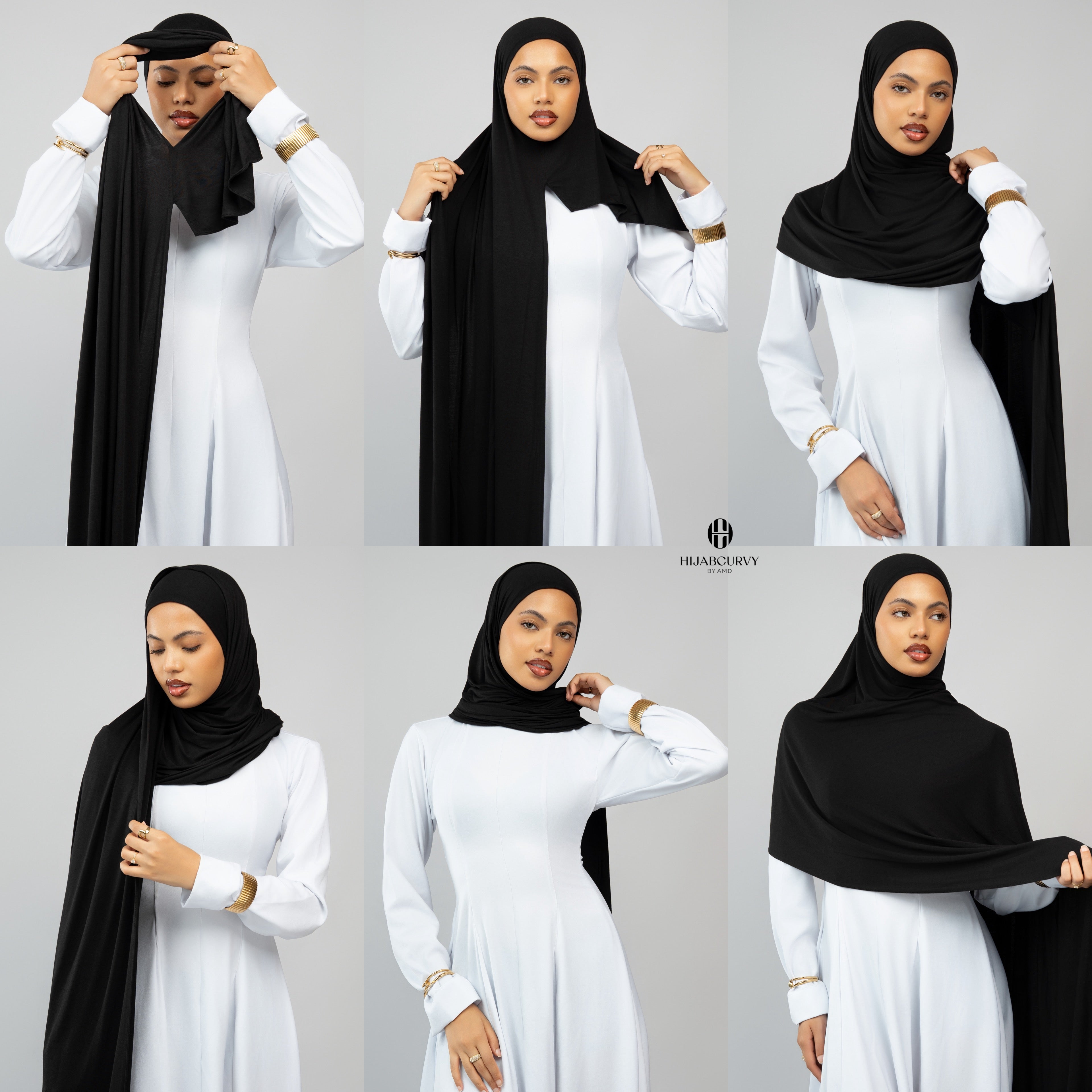 Hijab sans effort Blanc