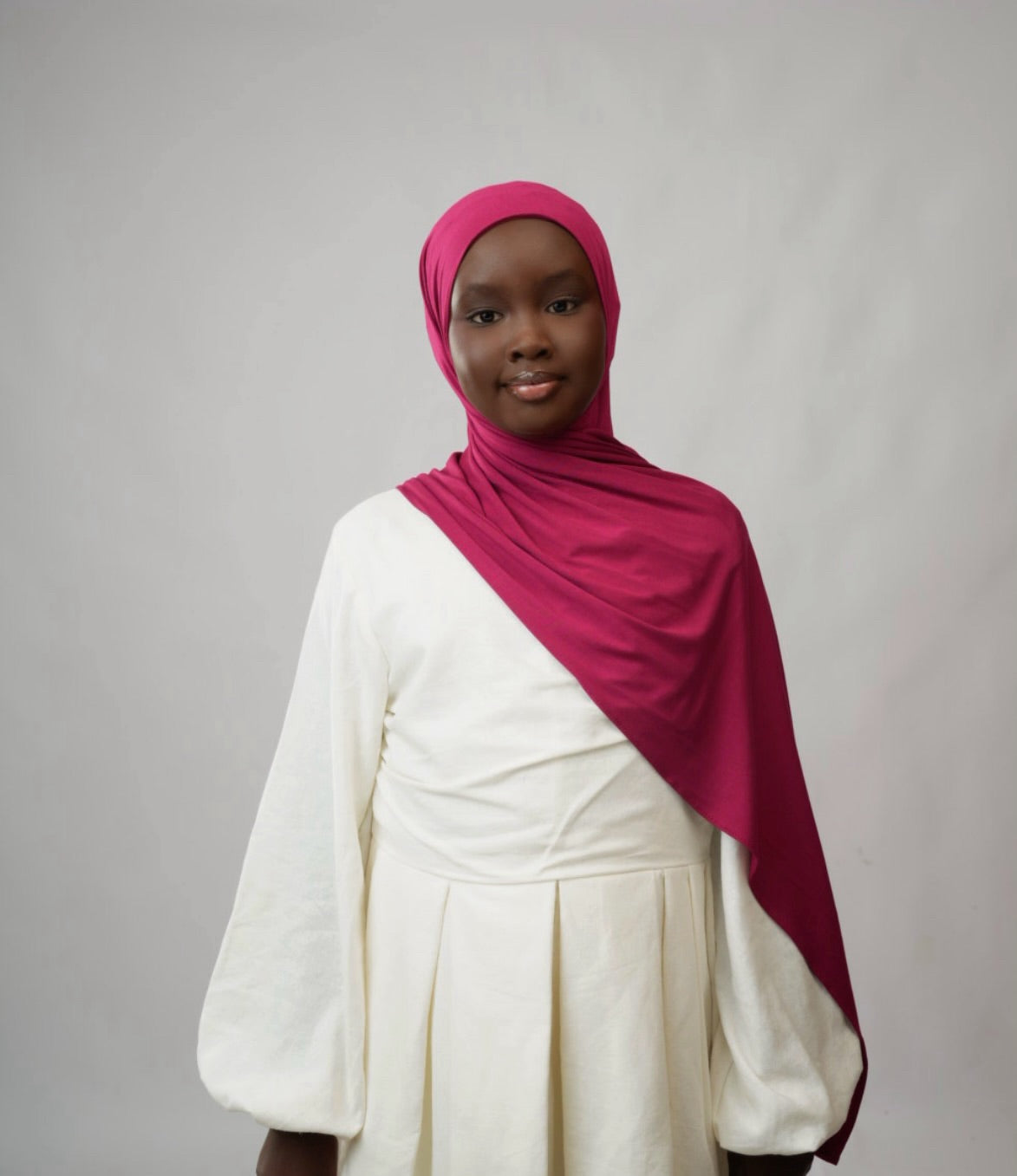 Hijab enfant bordeaux
