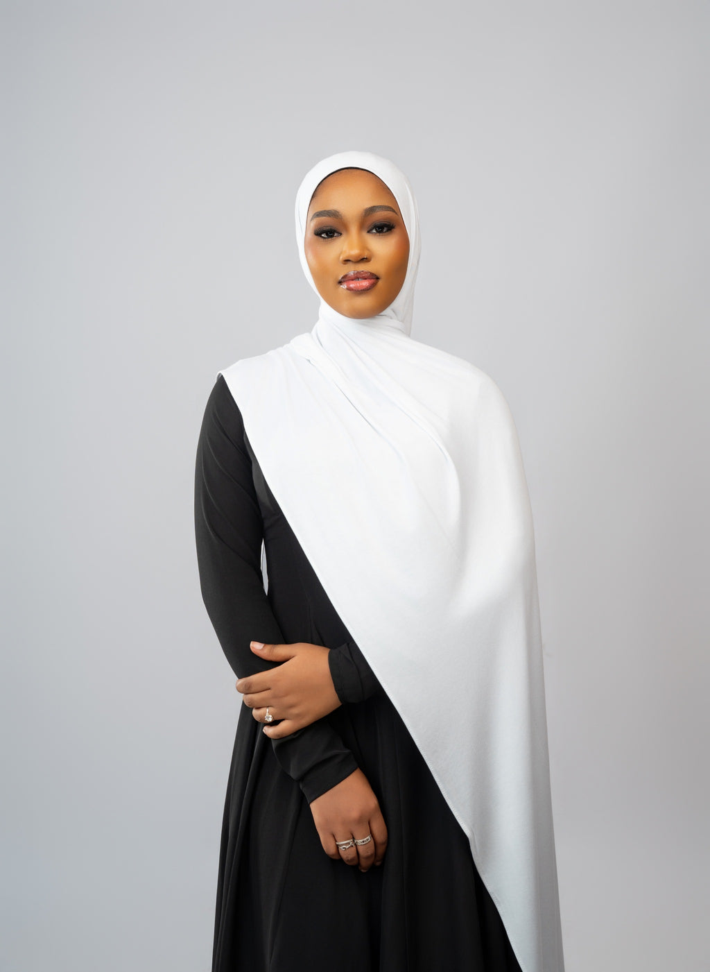 Hijab sans effort Blanc