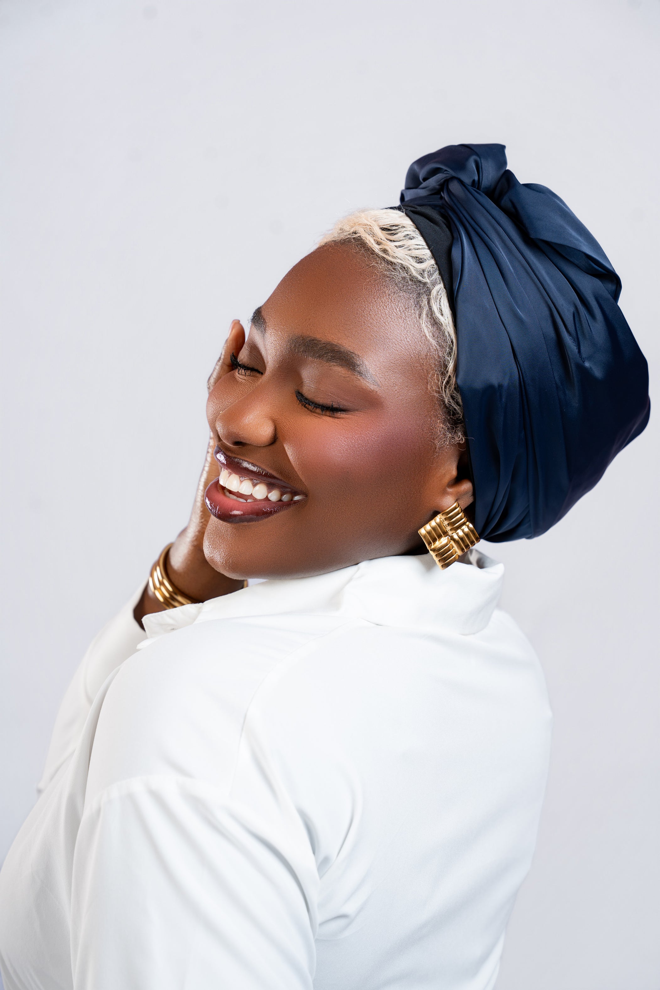 Turbans à enfiler Marine