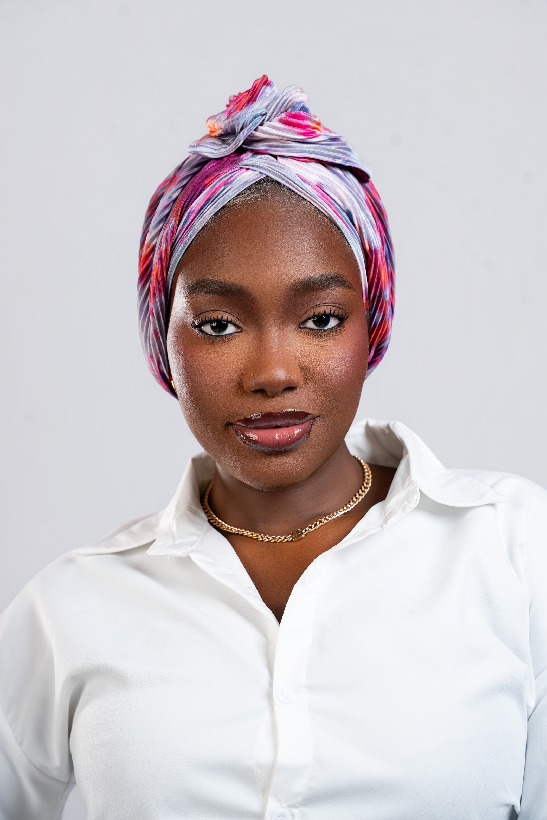 Bonnet turban Pastel