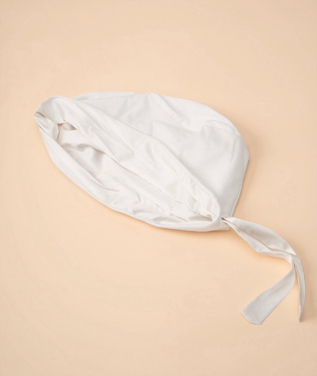 Bonnet satin Crème
