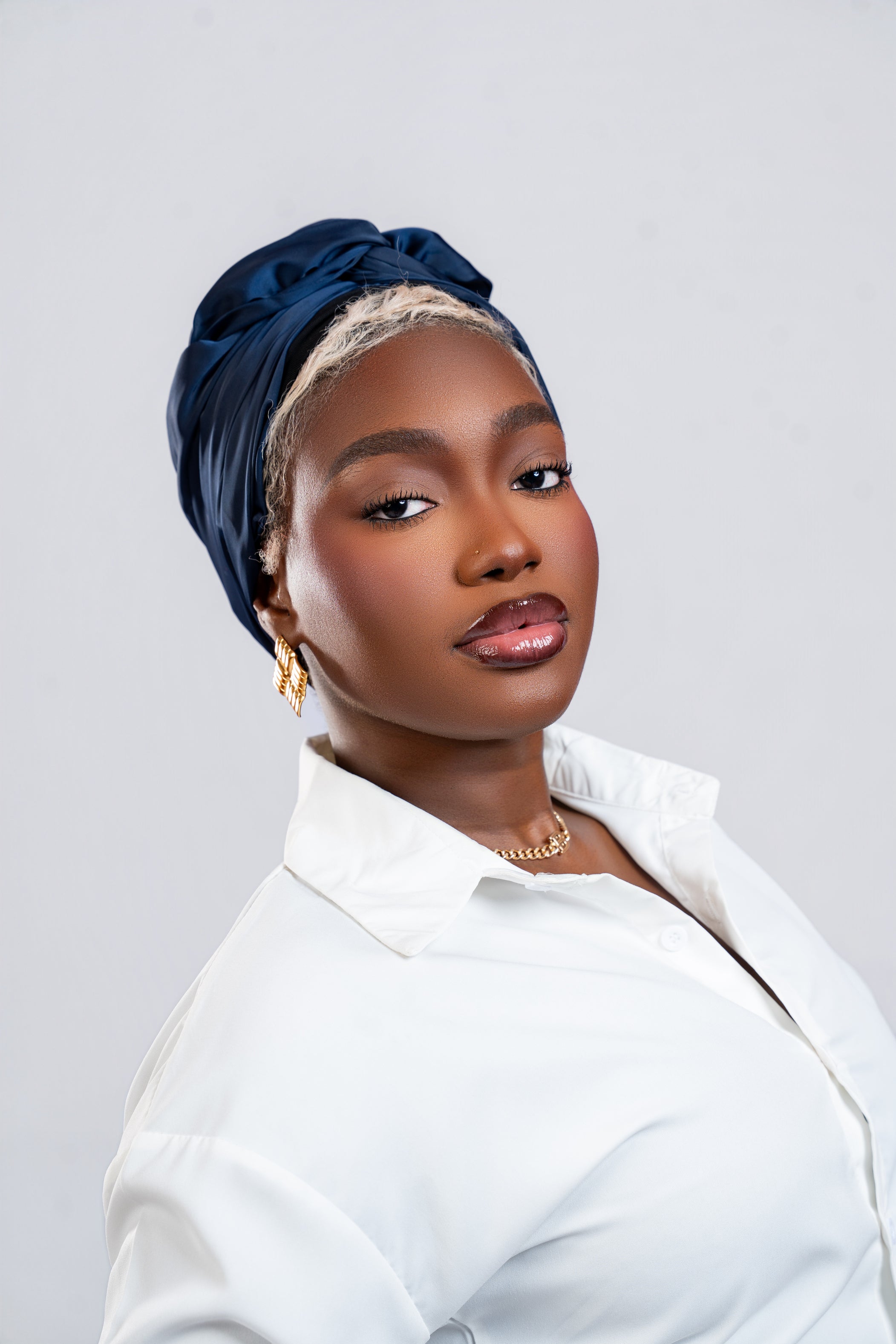 Turbans à enfiler Marine