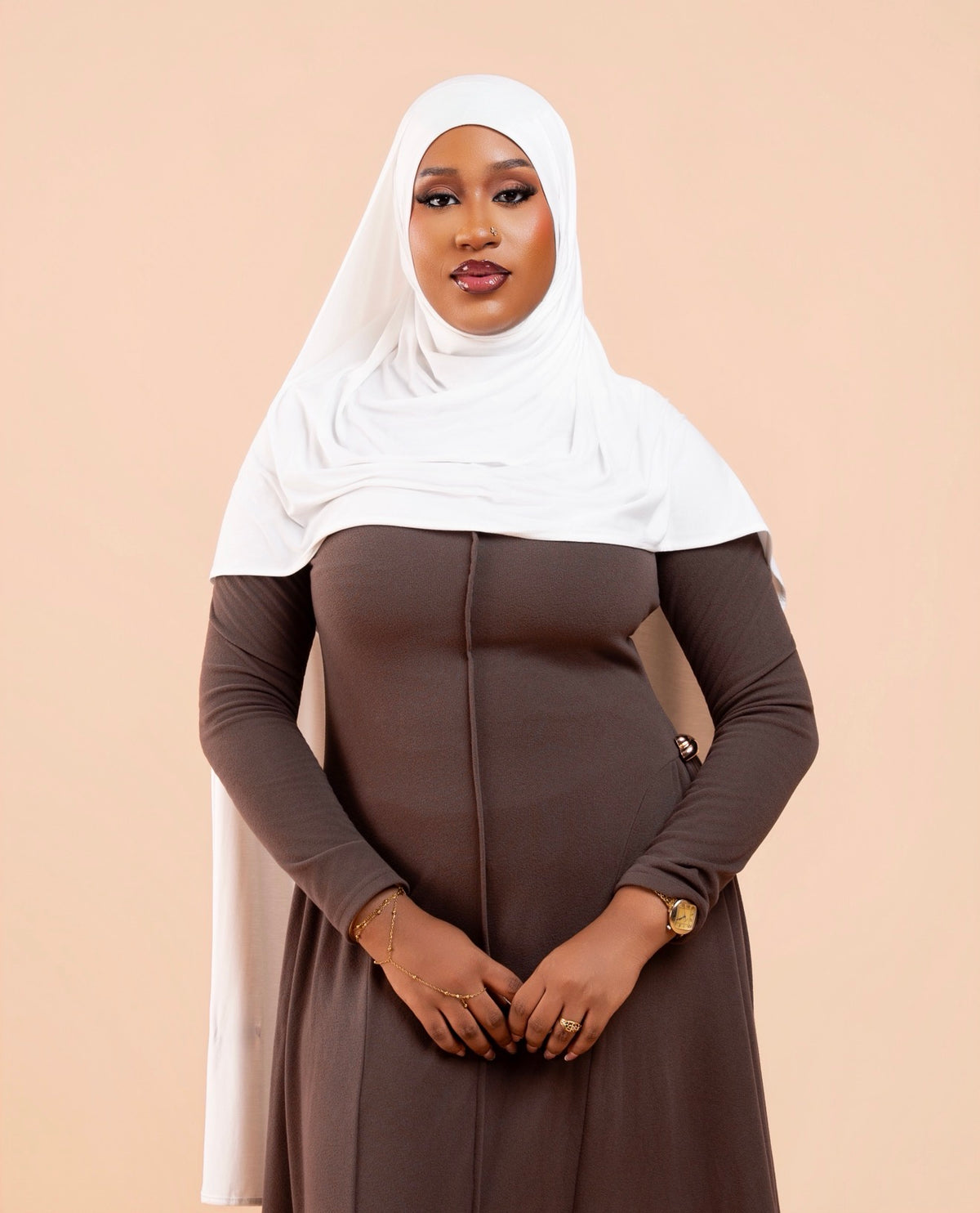 Hijab sans effort Crème