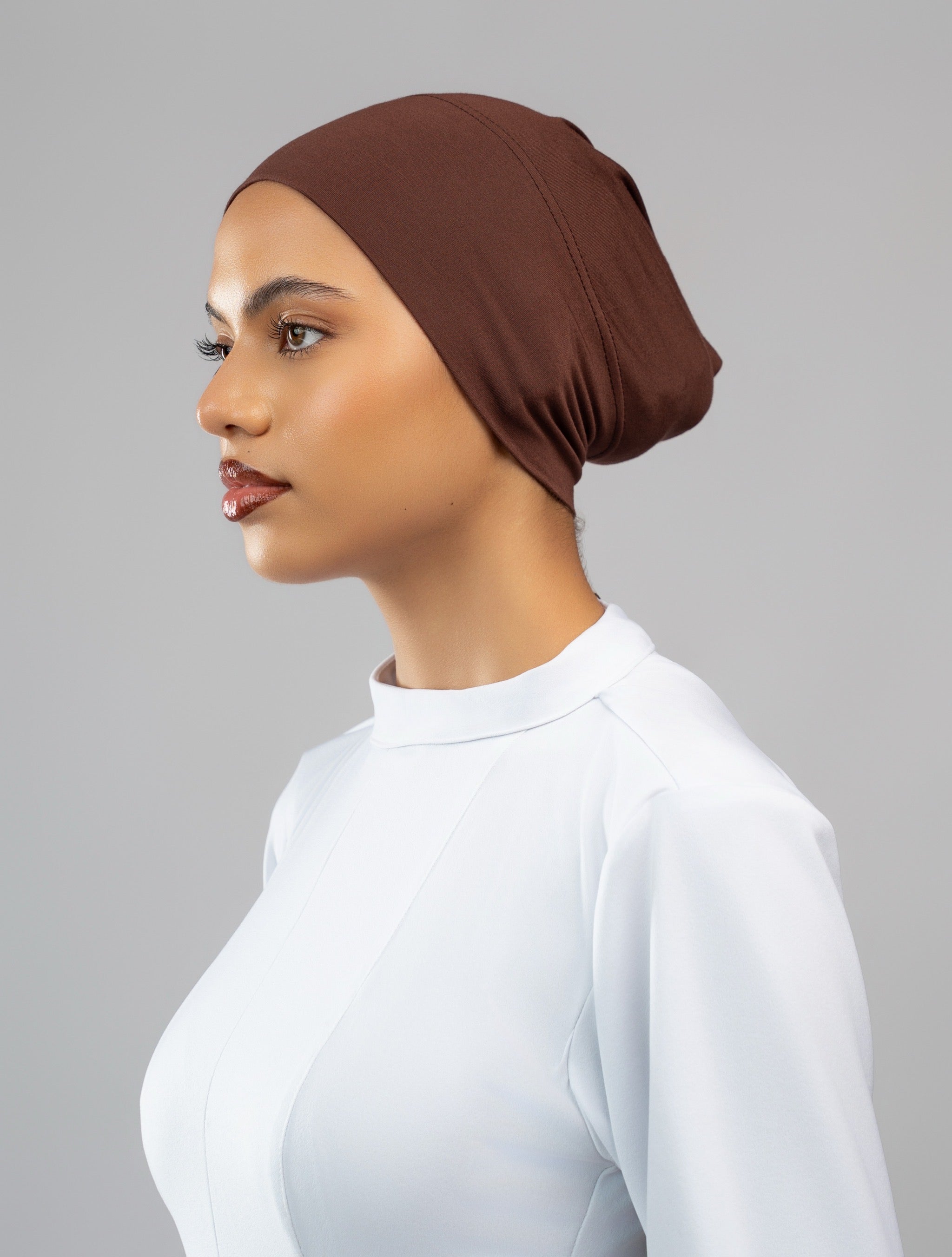 Bonnet tube Dark chocolat