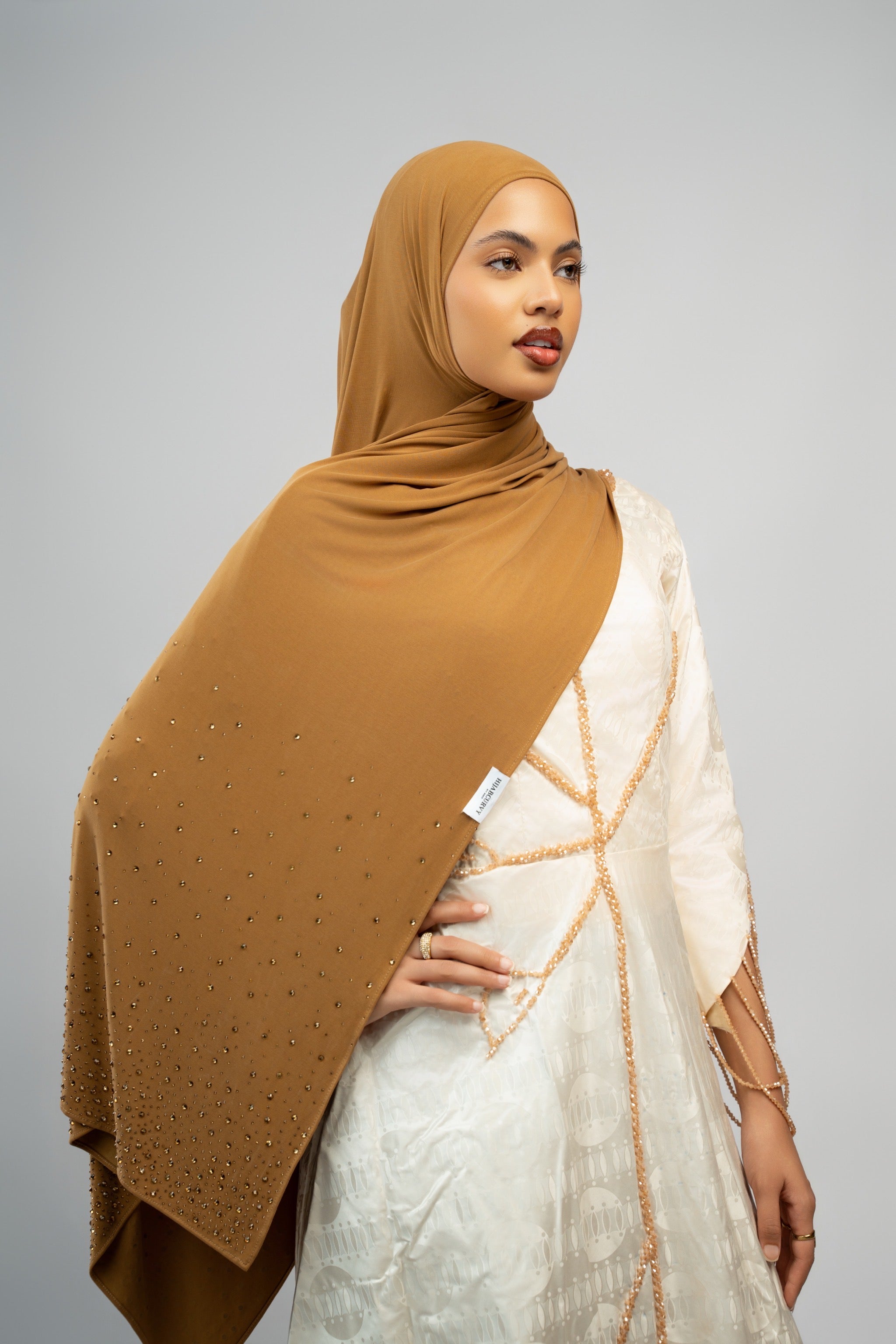 Jersey breath strass Caramel