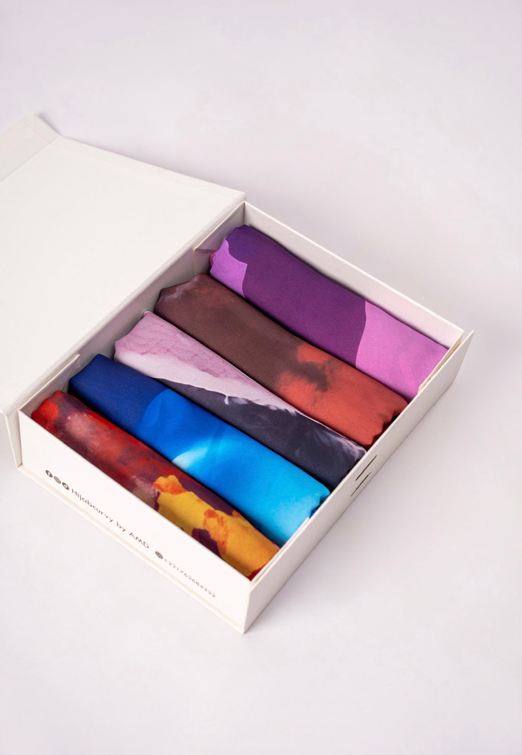 Box 5 mousseline imprimée