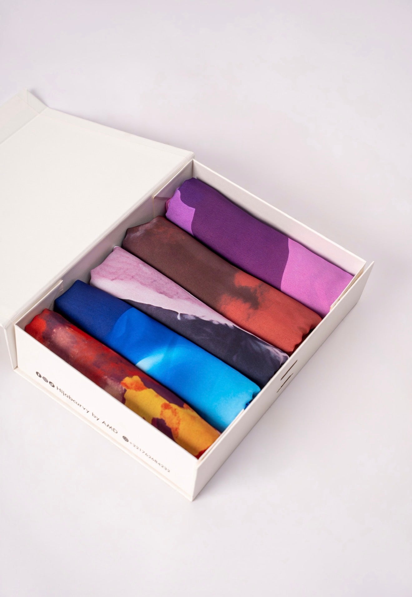 Box 5 mousseline imprimée