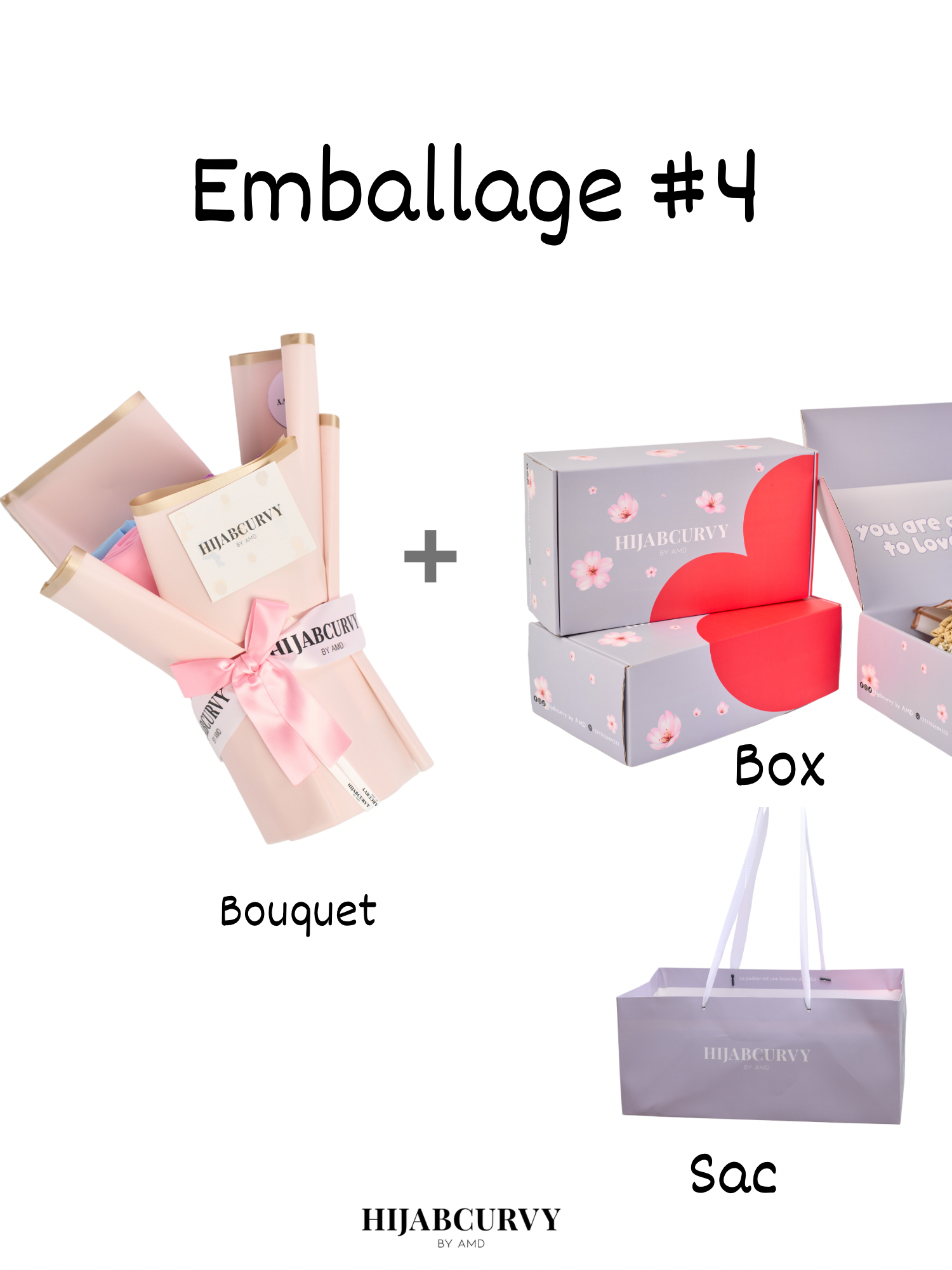 Emballage bouquet 4 ( sans foulard )