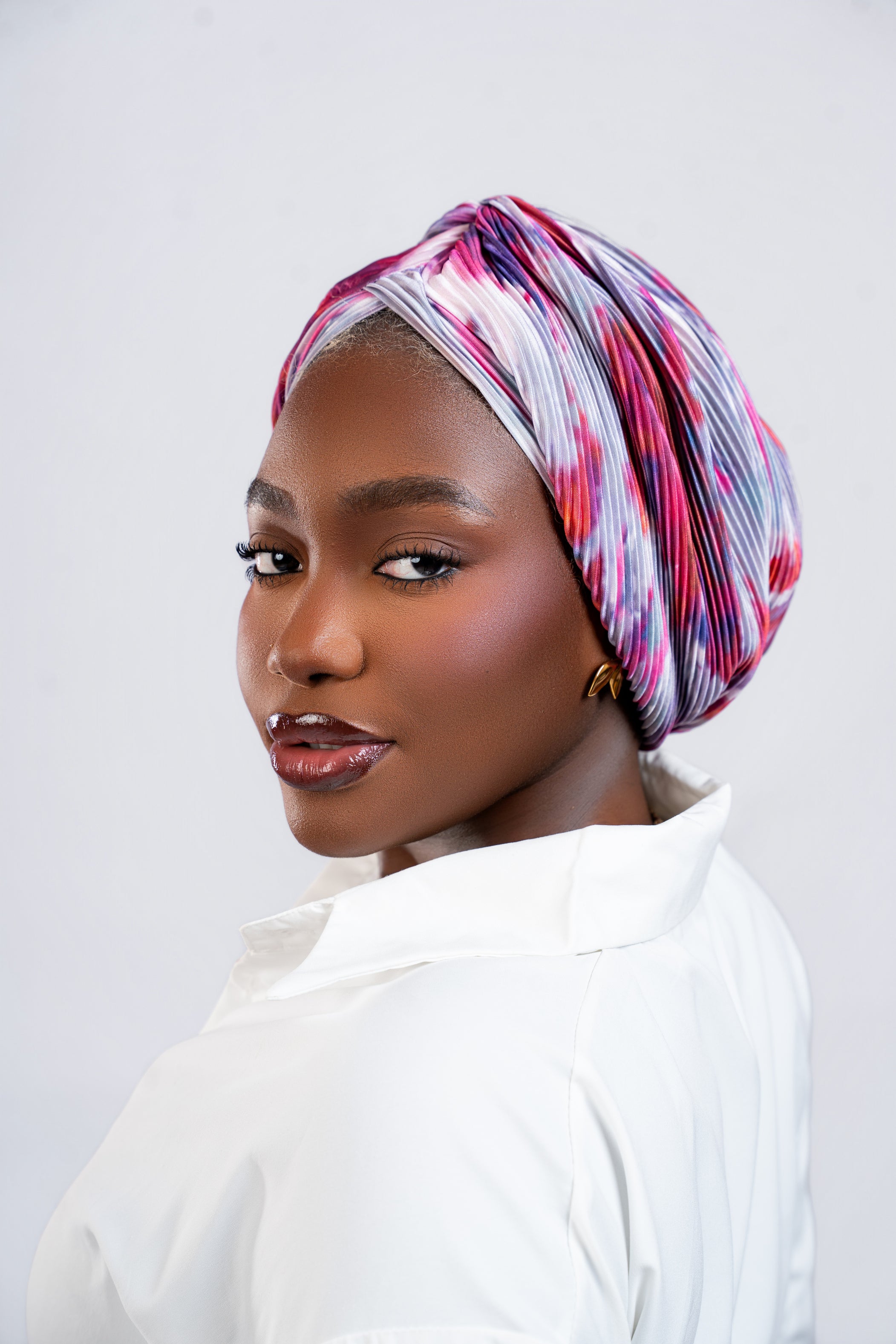 Bonnet turban Pastel