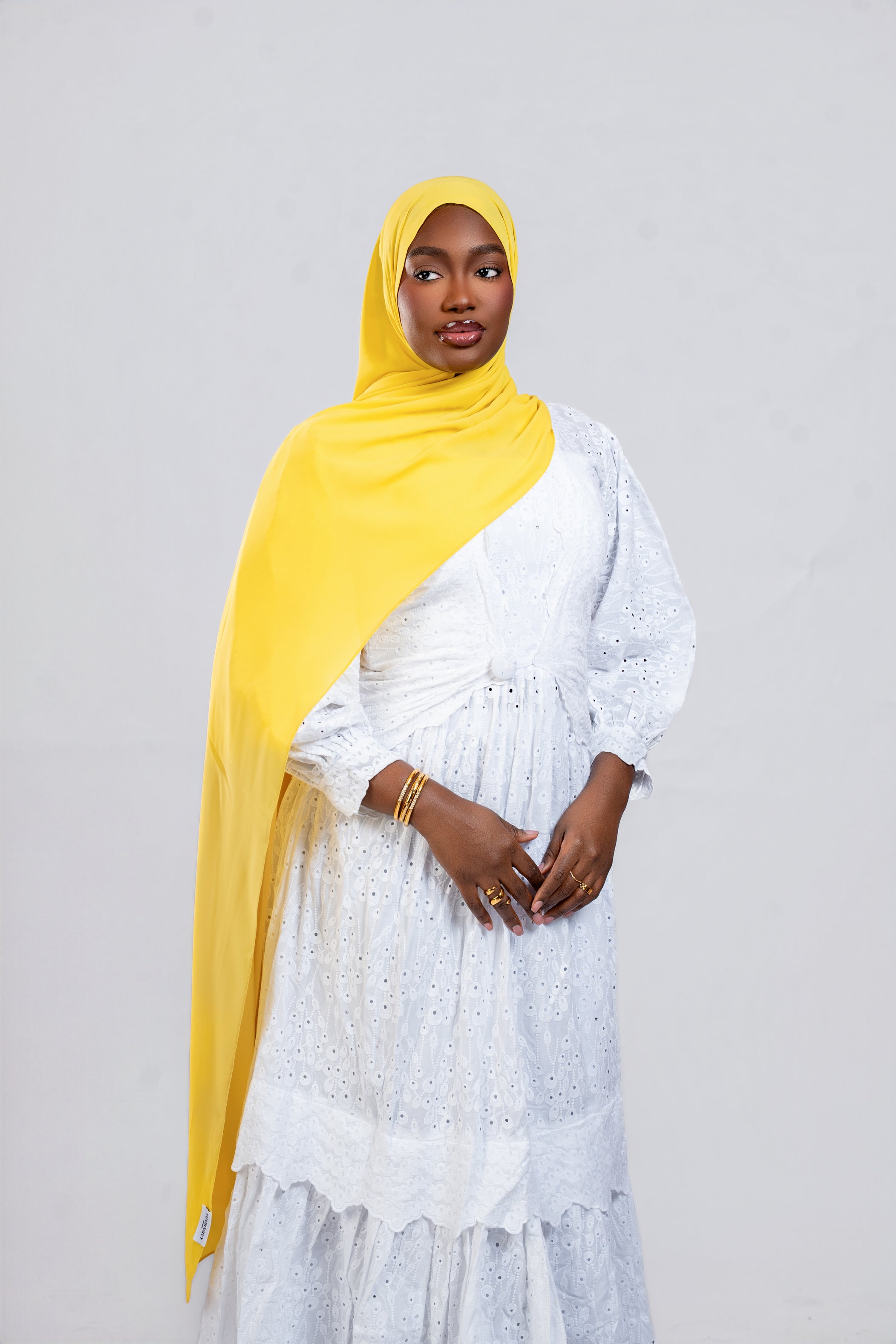 Mousseline premium Jaune