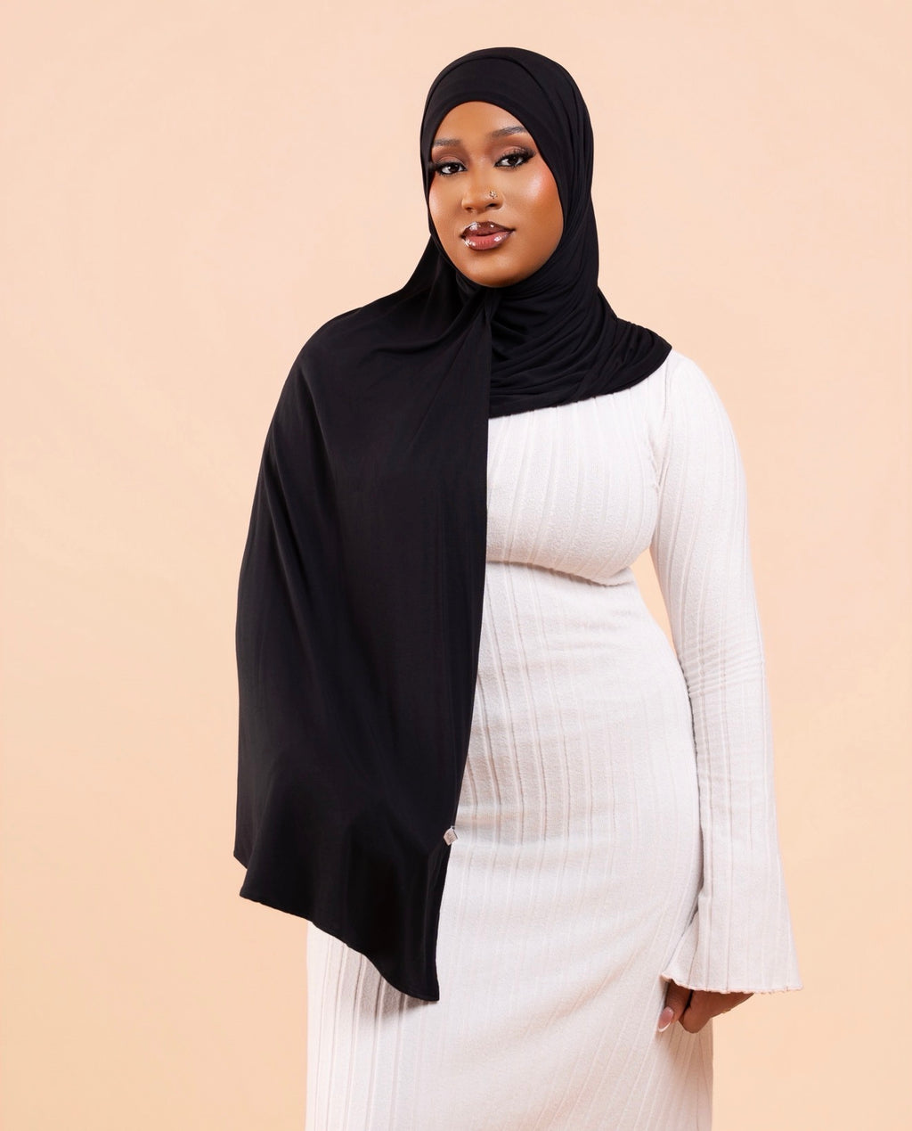 Hijab sans effort Noir