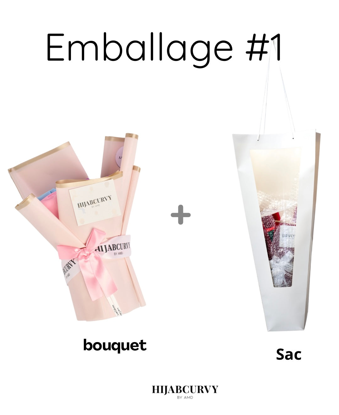 Emballage bouquet 1 ( sans foulard )