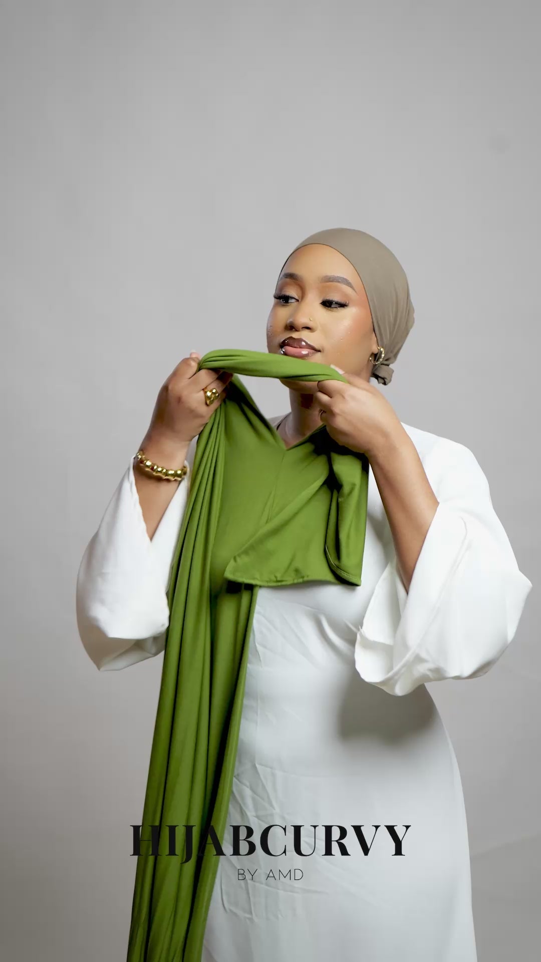 Hijab sans effort Blanc